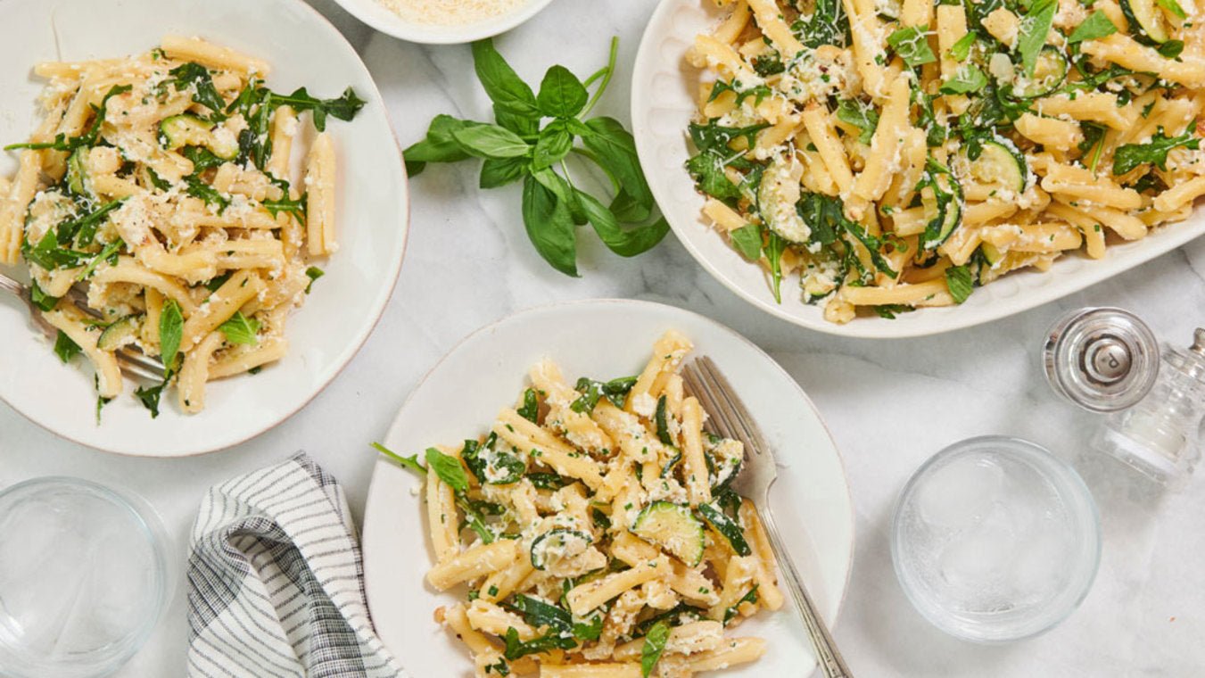 Just-Picked Summer Pasta with Ricotta - Lettuce Grow