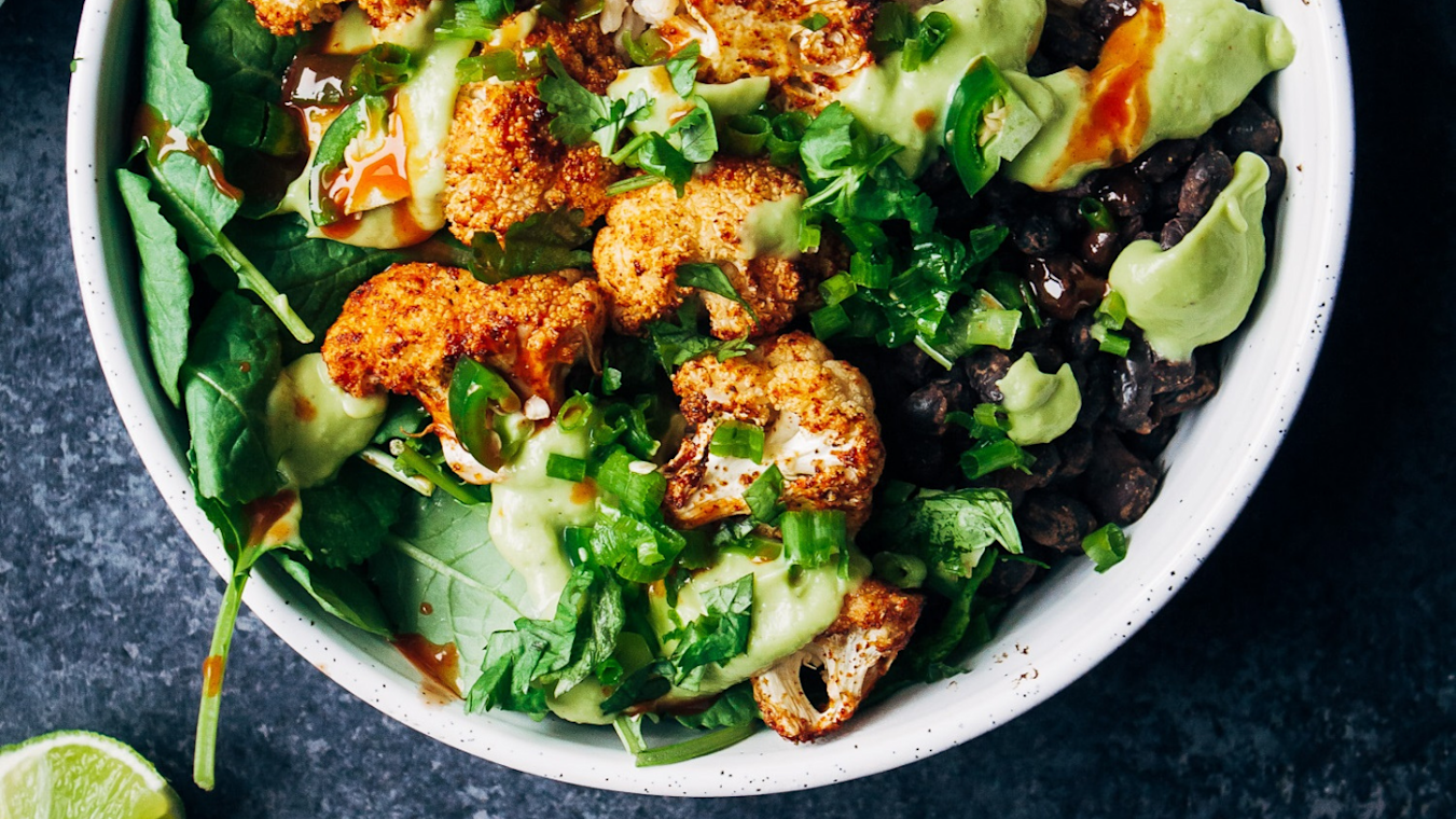 Spicy Vegan Burrito Bowls - Lettuce Grow