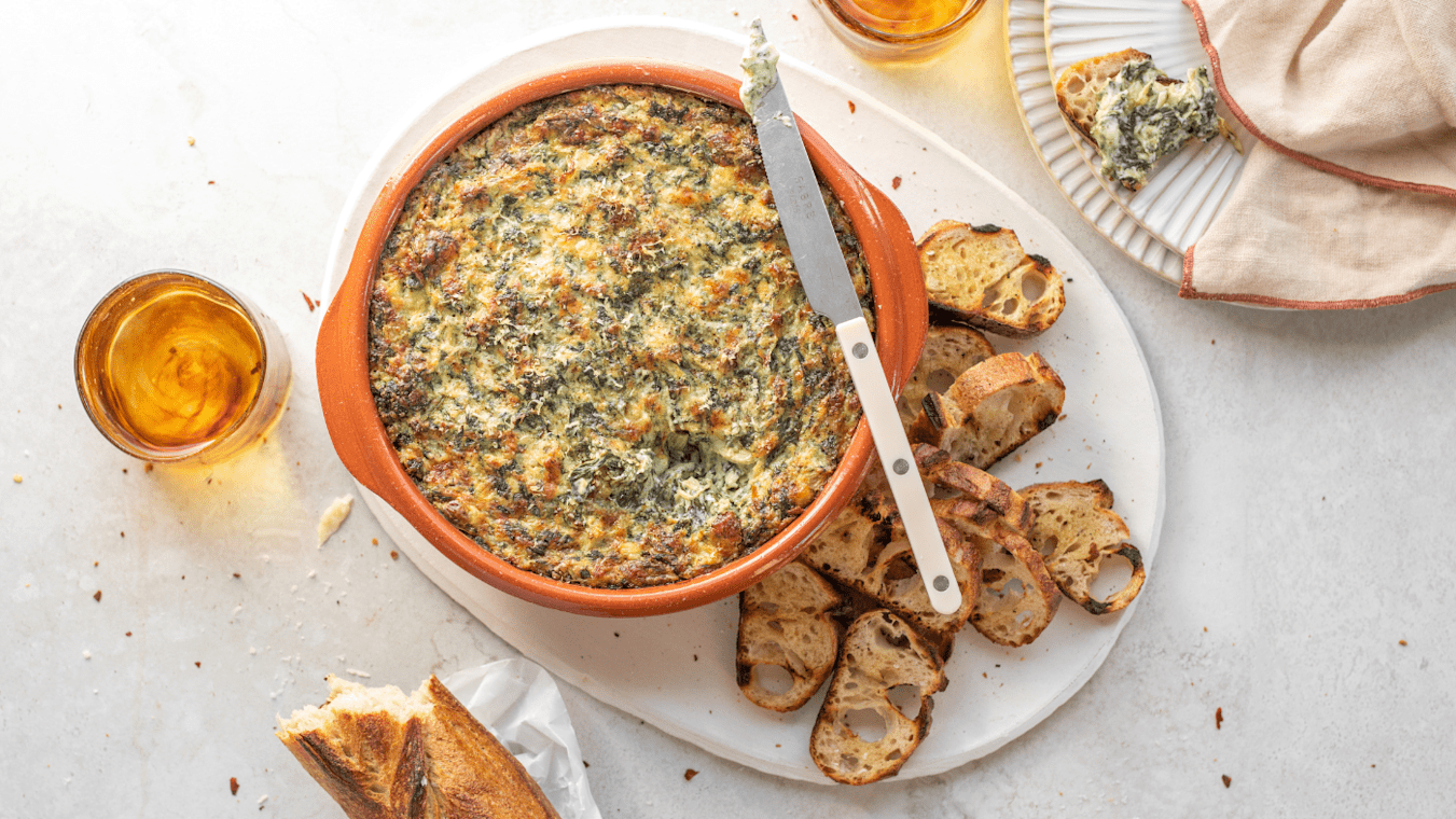 Spinach Artichoke Dip - Lettuce Grow