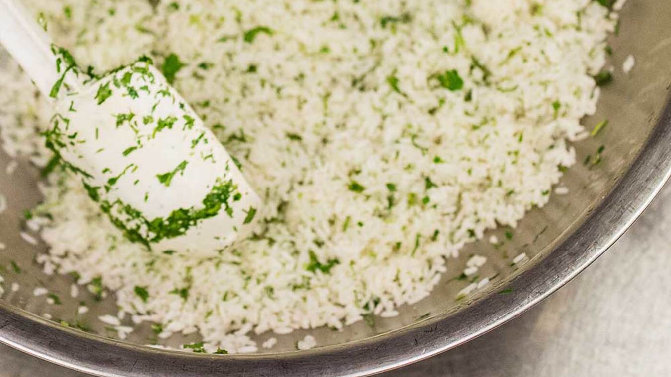 Cilantro-Lime Rice - Lettuce Grow