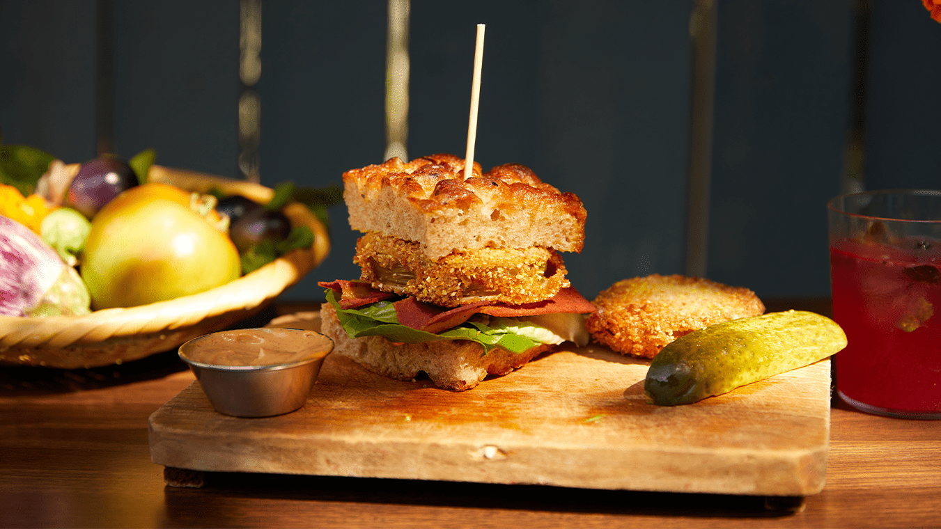 Fried Green Tomato Sandwiches - Lettuce Grow