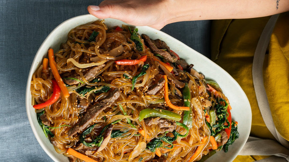 Esther's Japchae - Lettuce Grow