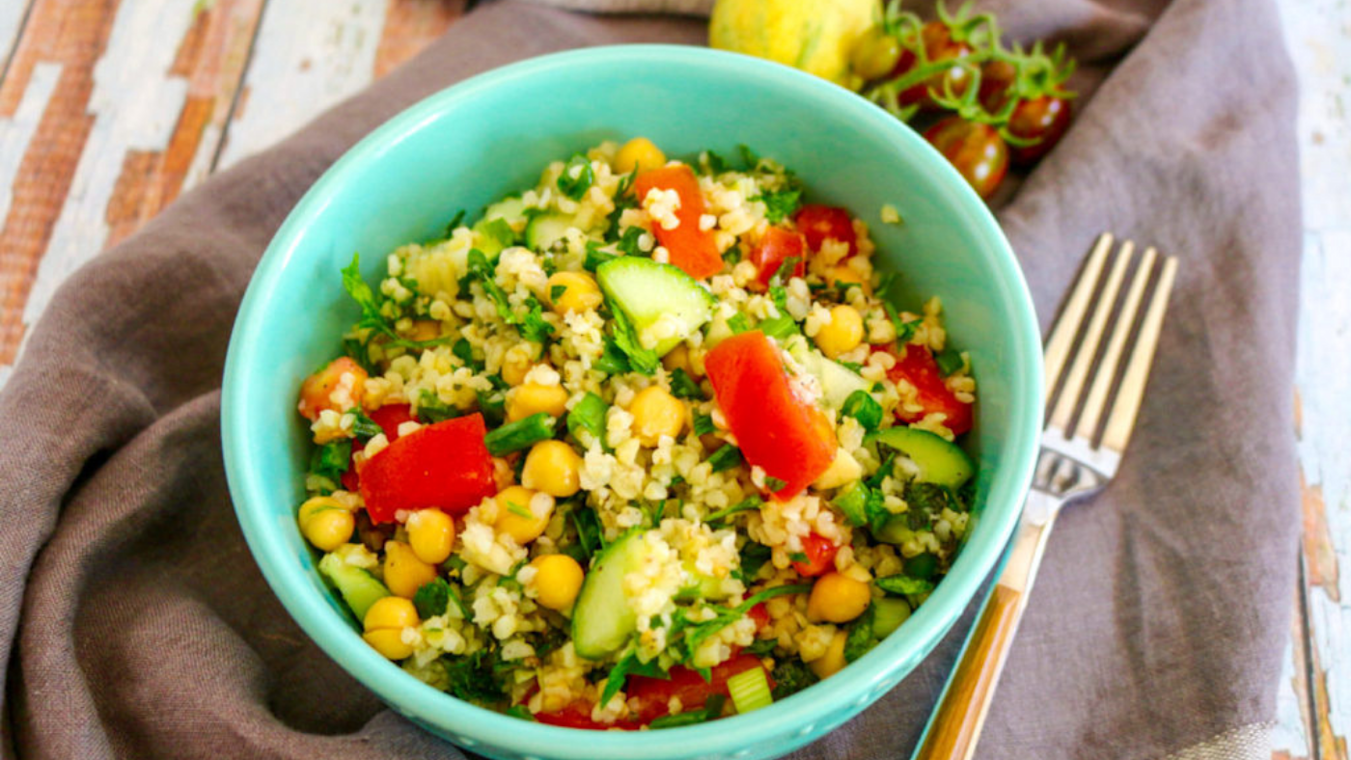 Chickpea Tabbouleh - Lettuce Grow