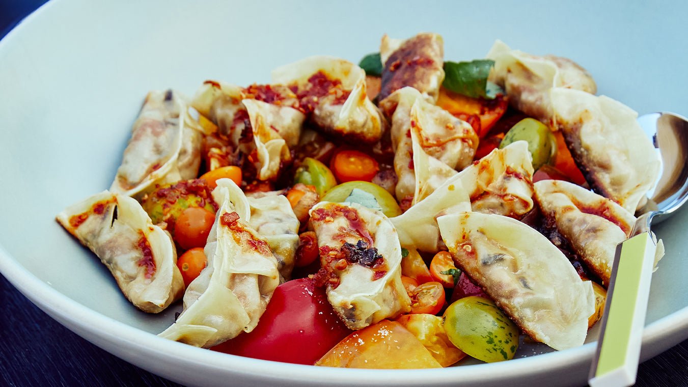 Tomato Dumpling Panzanella - Lettuce Grow