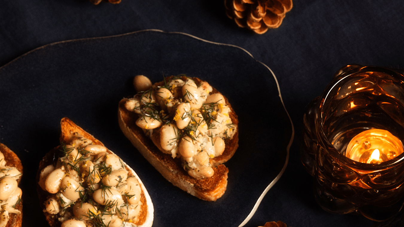 Garden Herb, Ricotta and Cannellini Bean Toasts - Lettuce Grow