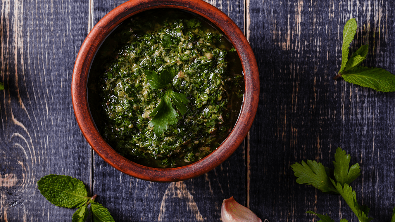 Parsley Mint Salsa Verde - Lettuce Grow