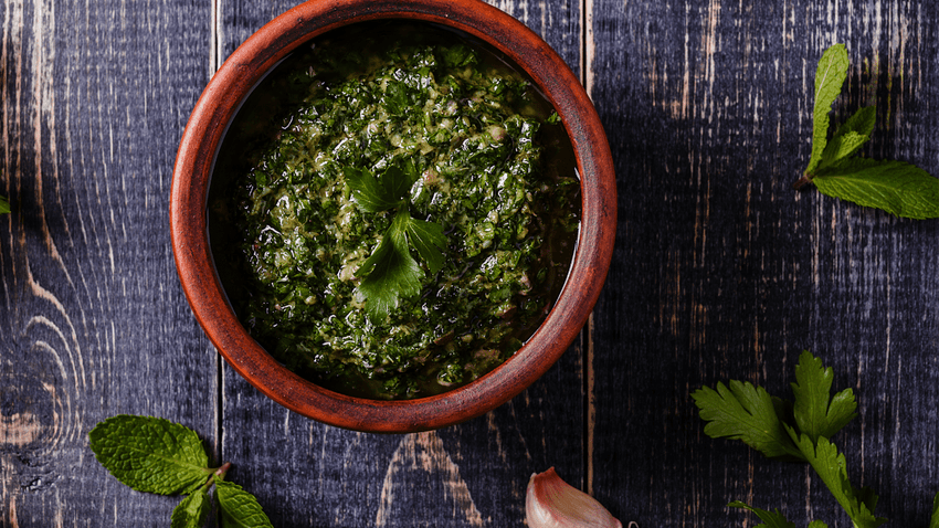 Parsley Mint Salsa Verde - Lettuce Grow