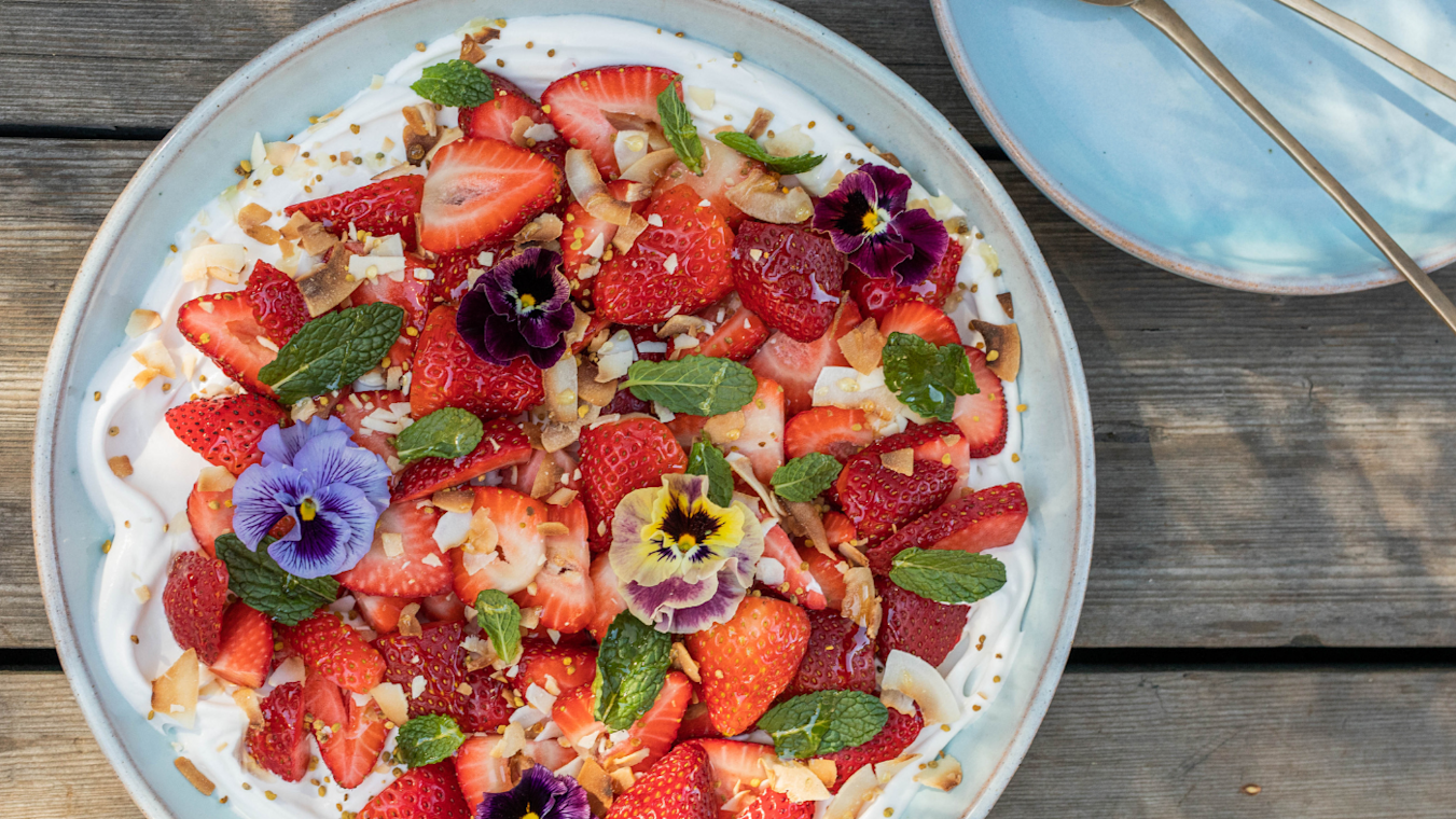 Strawberries & Cream, Reimagined - Lettuce Grow