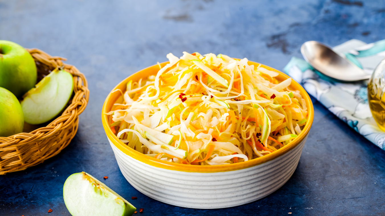 Apple Celery Slaw - Lettuce Grow