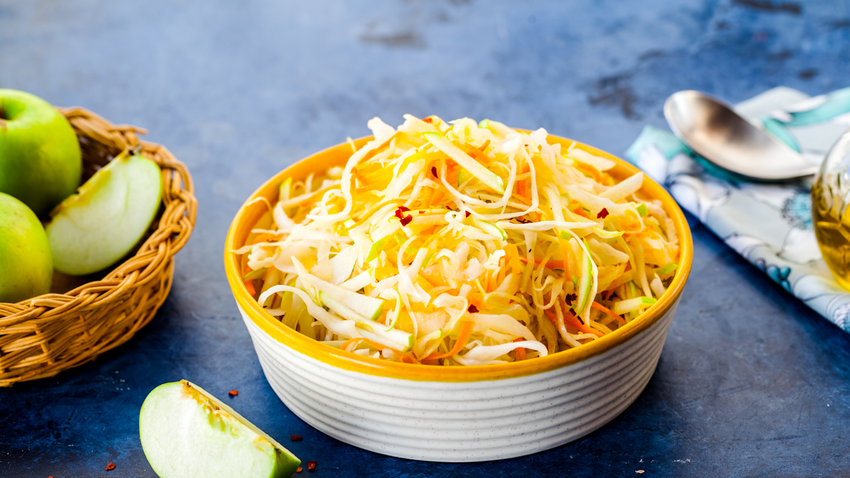 Apple Celery Slaw - Lettuce Grow