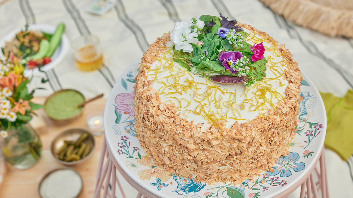 Sherry’s Lemon Coconut Cake - Lettuce Grow