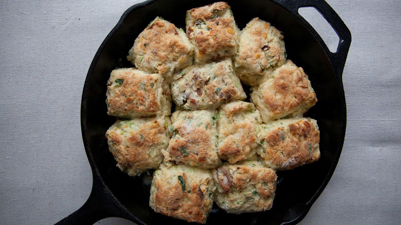 Bacon, Cheddar & Herb Biscuits - Lettuce Grow