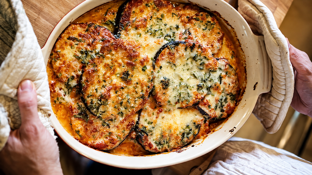 Eggplant Gratin with Herbs and Creme Fraiche - Lettuce Grow